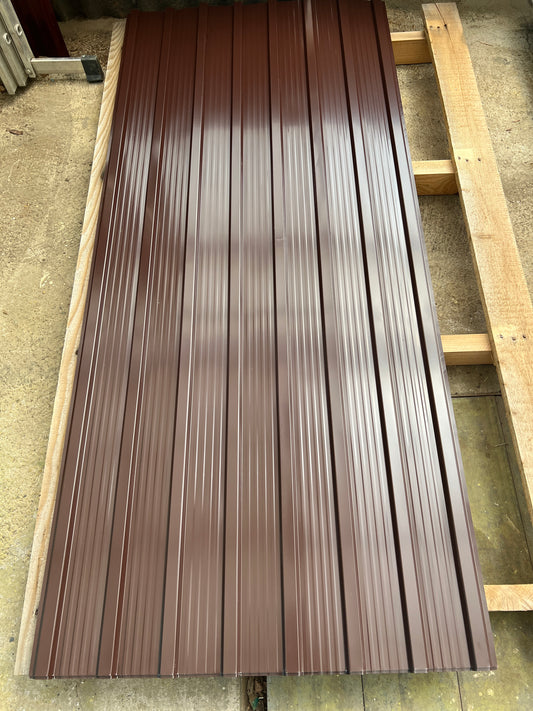 T12 Trapézlemez 0.3 RAL8017 Barna Fényes