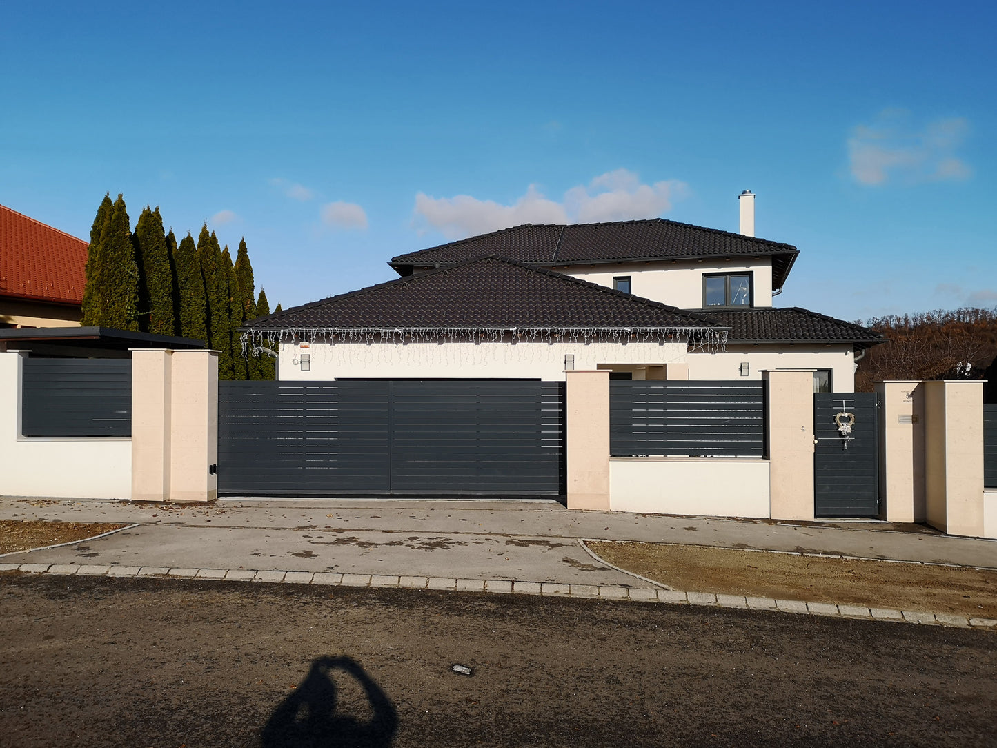 Aluminium dobozos kerítés