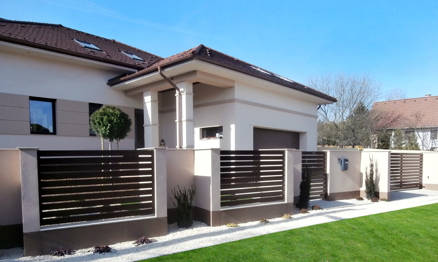 Aluminium dobozos kerítés