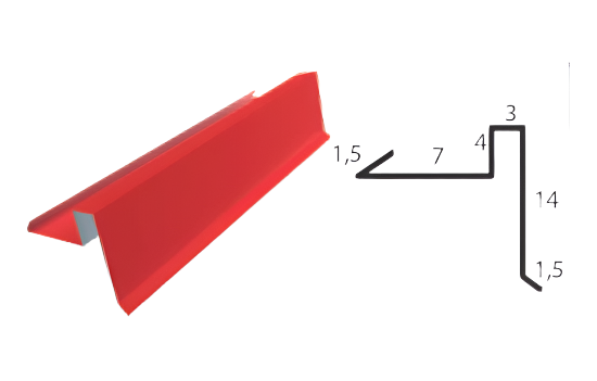 Aláfedéses oromszegély