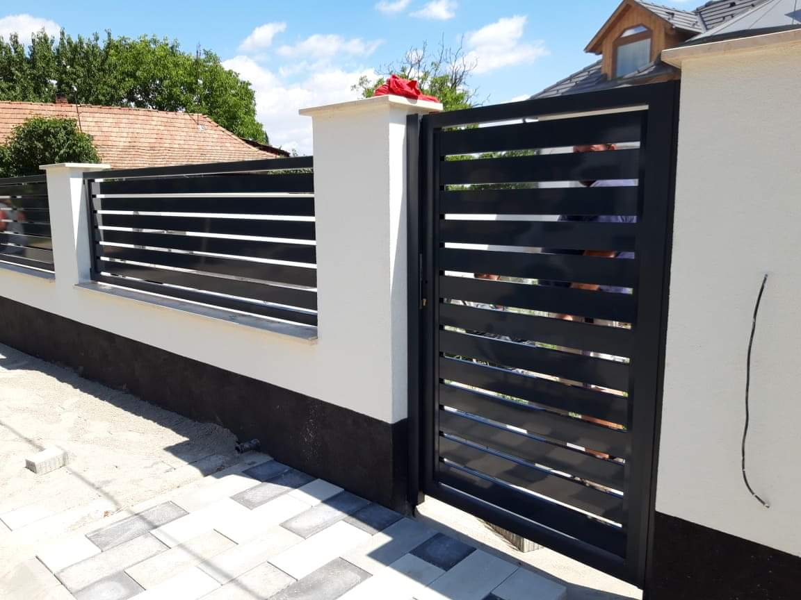 Aluminium dobozos kerítés